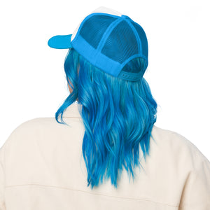 GIRL GANG Blue Foam trucker hat