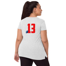 Load image into Gallery viewer, Taylor&#39;s Team - Grey Women’s recycled v-neck t-shirt
