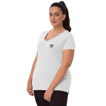 Load image into Gallery viewer, Taylor&#39;s Team - Grey Women’s recycled v-neck t-shirt